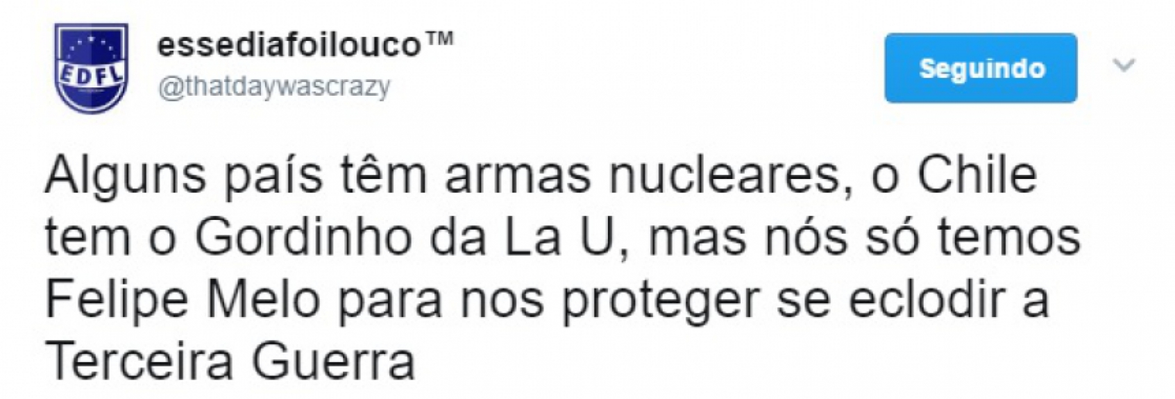 Torcedor da La U chamou corintianos para briga e viralizou na web