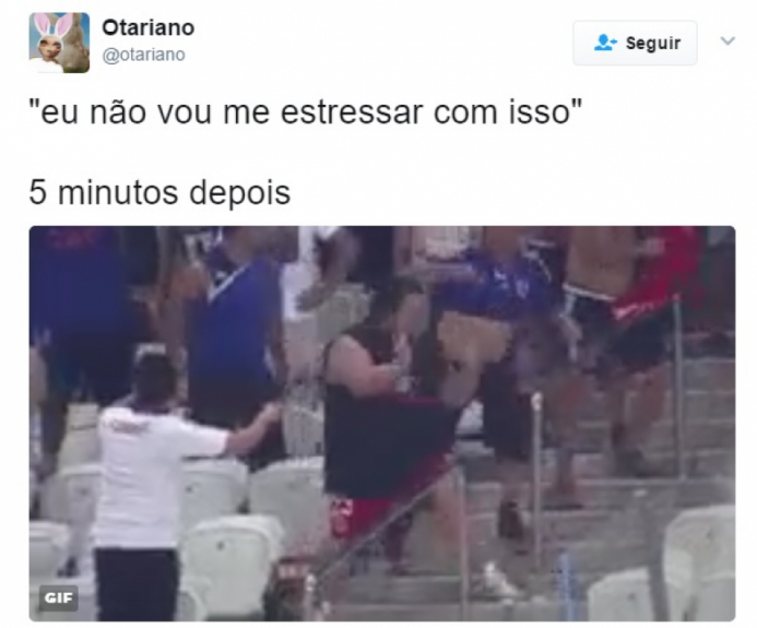 Torcedor da La U chamou corintianos para briga e viralizou na web
