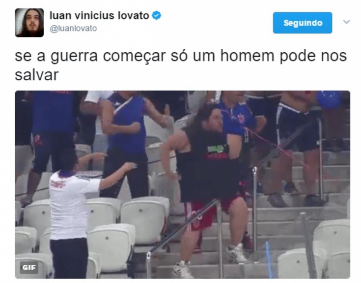 Torcedor da La U chamou corintianos para briga e viralizou na web