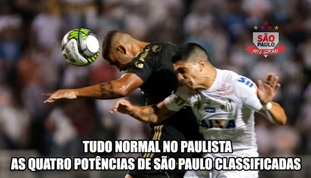 Santos sofreu com as zoações após ser eliminado do Paulistão pela Ponte Preta
