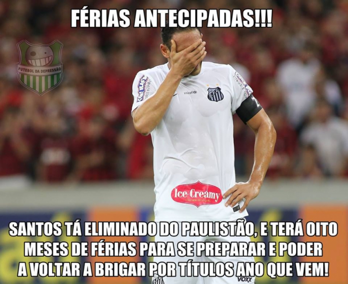Santos sofreu com as zoações após ser eliminado do Paulistão pela Ponte Preta