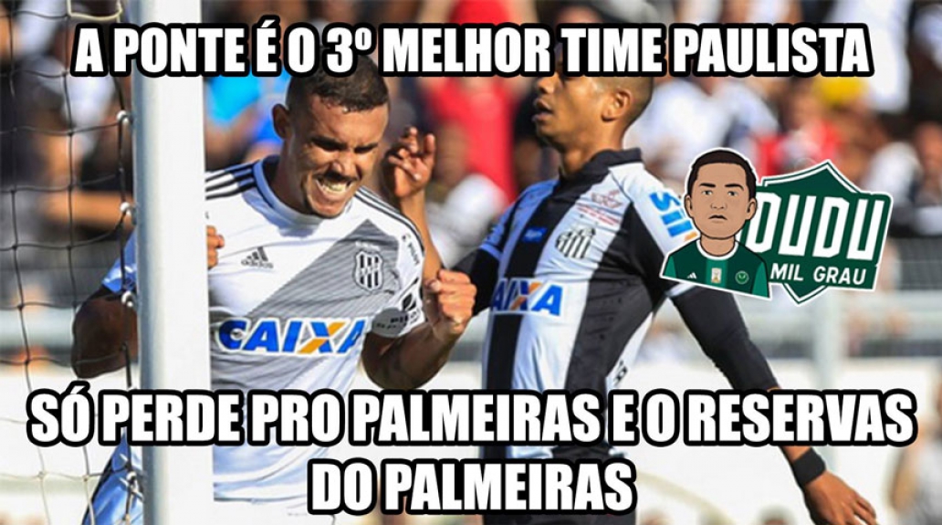 Santos sofreu com as zoações após ser eliminado do Paulistão pela Ponte Preta