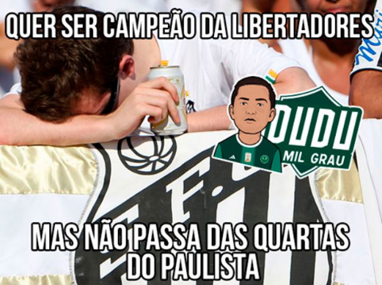 Santos sofreu com as zoações após ser eliminado do Paulistão pela Ponte Preta