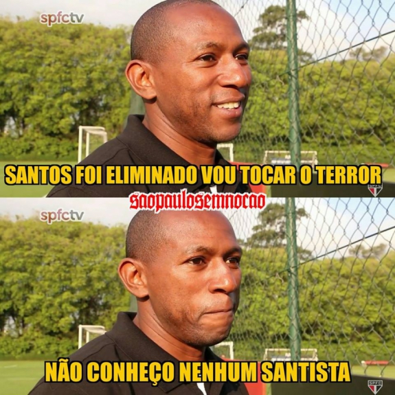 Santos sofreu com as zoações após ser eliminado do Paulistão pela Ponte Preta
