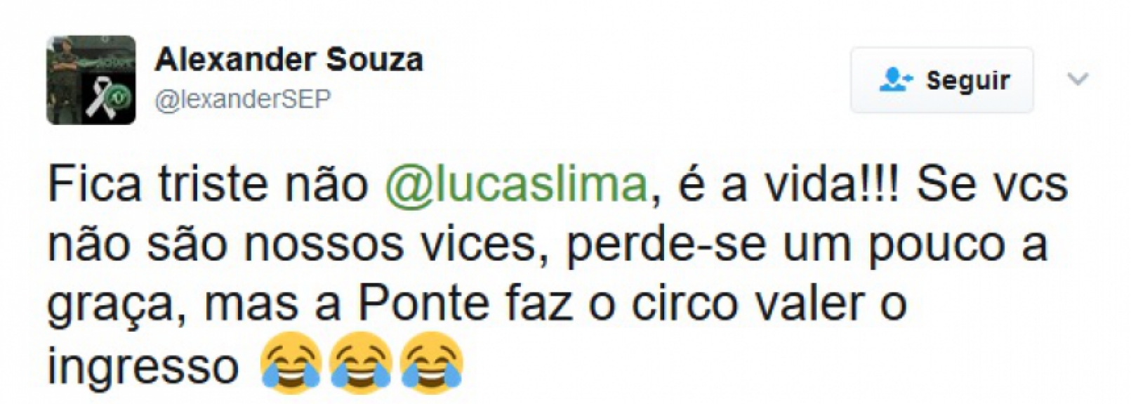 Lucas Lima sofreu com as cutucadas dos palmeirenses após o Santos ser eliminado pela Ponte Preta