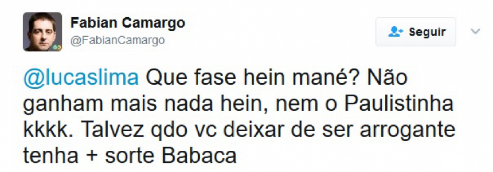 Lucas Lima sofreu com as cutucadas dos palmeirenses após o Santos ser eliminado pela Ponte Preta