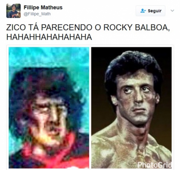 Mosaico 3D com gol de falta do Zico rendeu zoações dos rivais do Flamengo