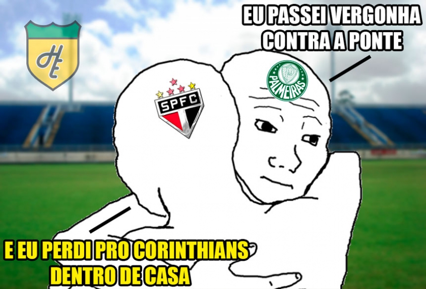 Torcedores do Corinthians não perdoaram os são paulinos após a vitória pela semifinal do Paulistão