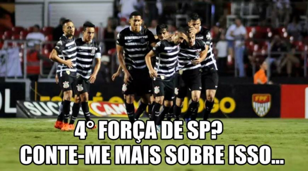 Torcedores do Corinthians não perdoaram os são paulinos após a vitória pela semifinal do Paulistão