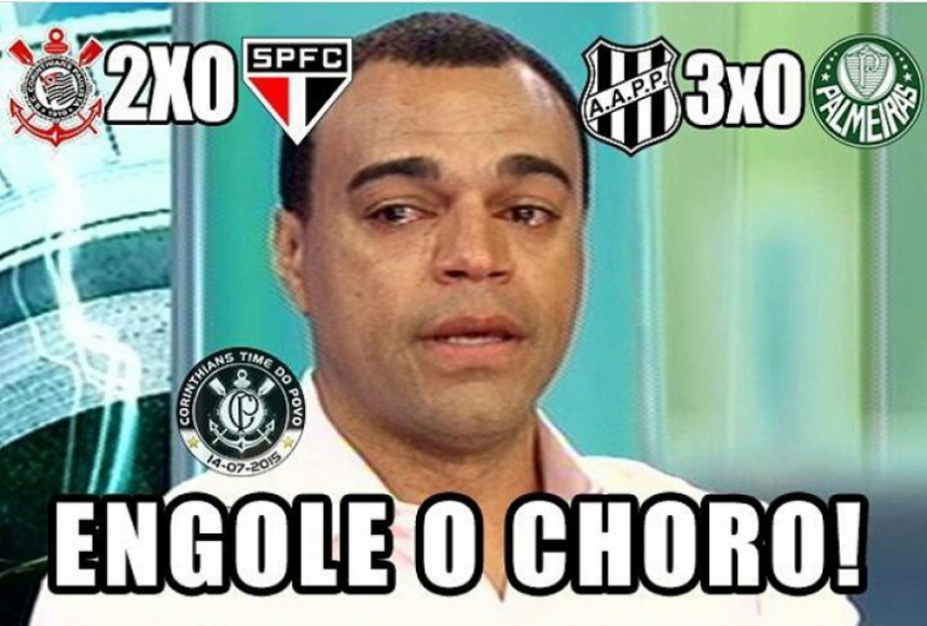 Torcedores do Corinthians não perdoaram os são paulinos após a vitória pela semifinal do Paulistão