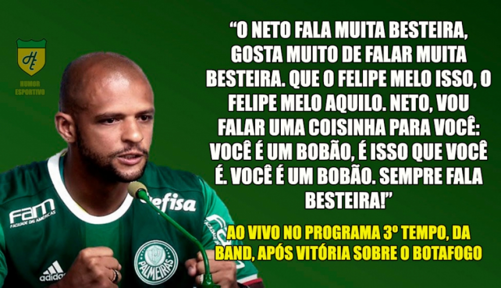 elipe Melo e suas declarações polêmicas desde o retorno ao Brasil