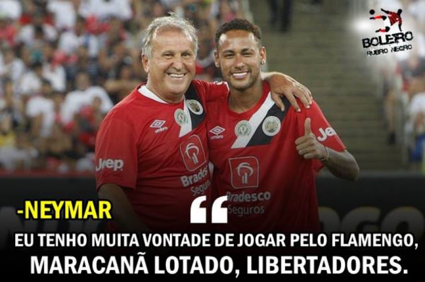 Flamenguistas se animaram com possível contratação de Neymar no futuro e já fizeram planos
