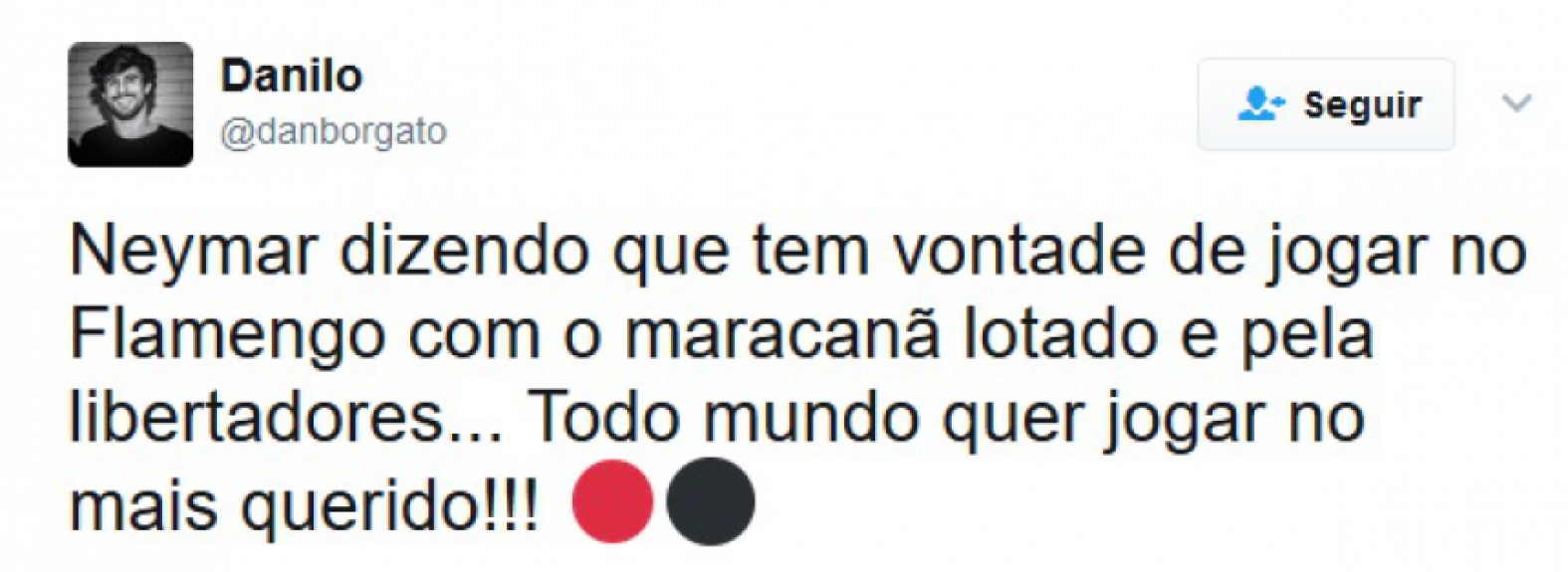 Flamenguistas se animaram com possível contratação de Neymar no futuro e já fizeram planos