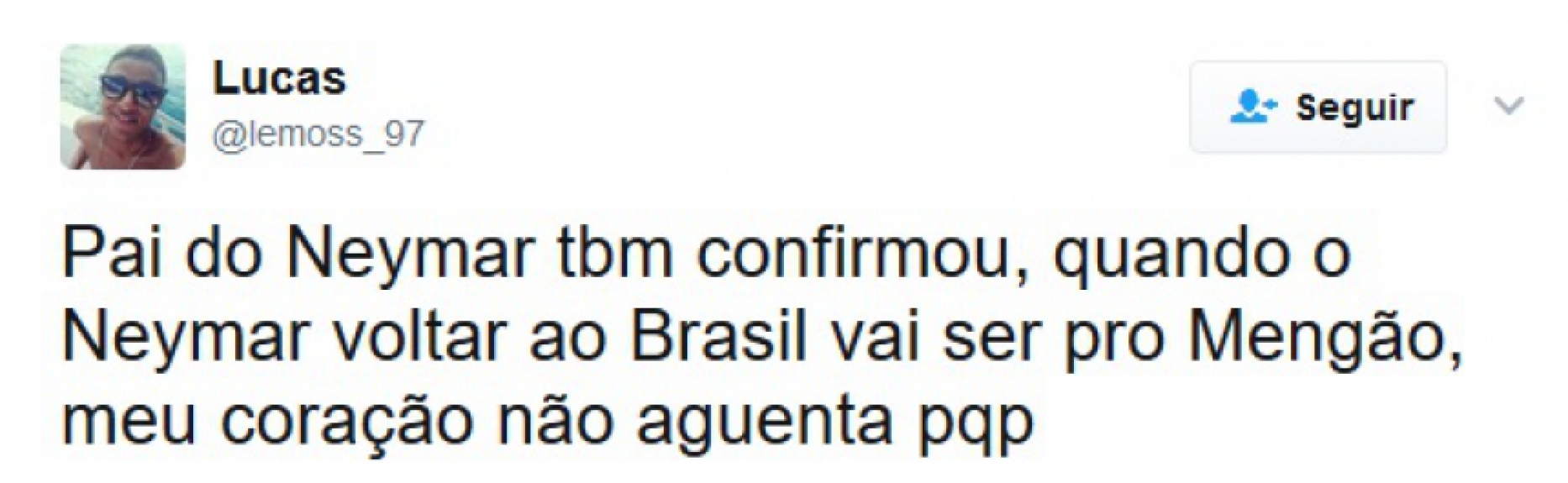 Flamenguistas se animaram com possível contratação de Neymar no futuro e já fizeram planos