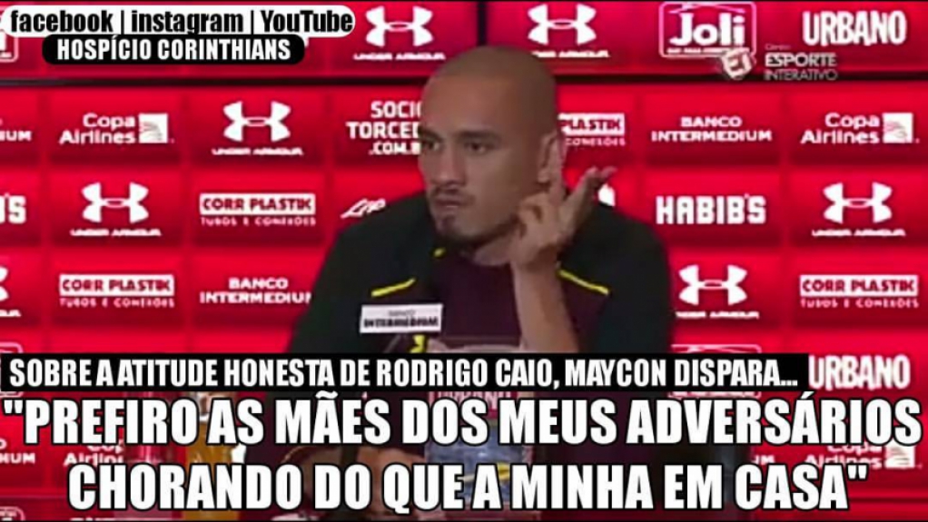 Maicon polemizou ao responder sobre atitude do seu companheiro de zaga. Declaração gerou críticas, elogios e piadas