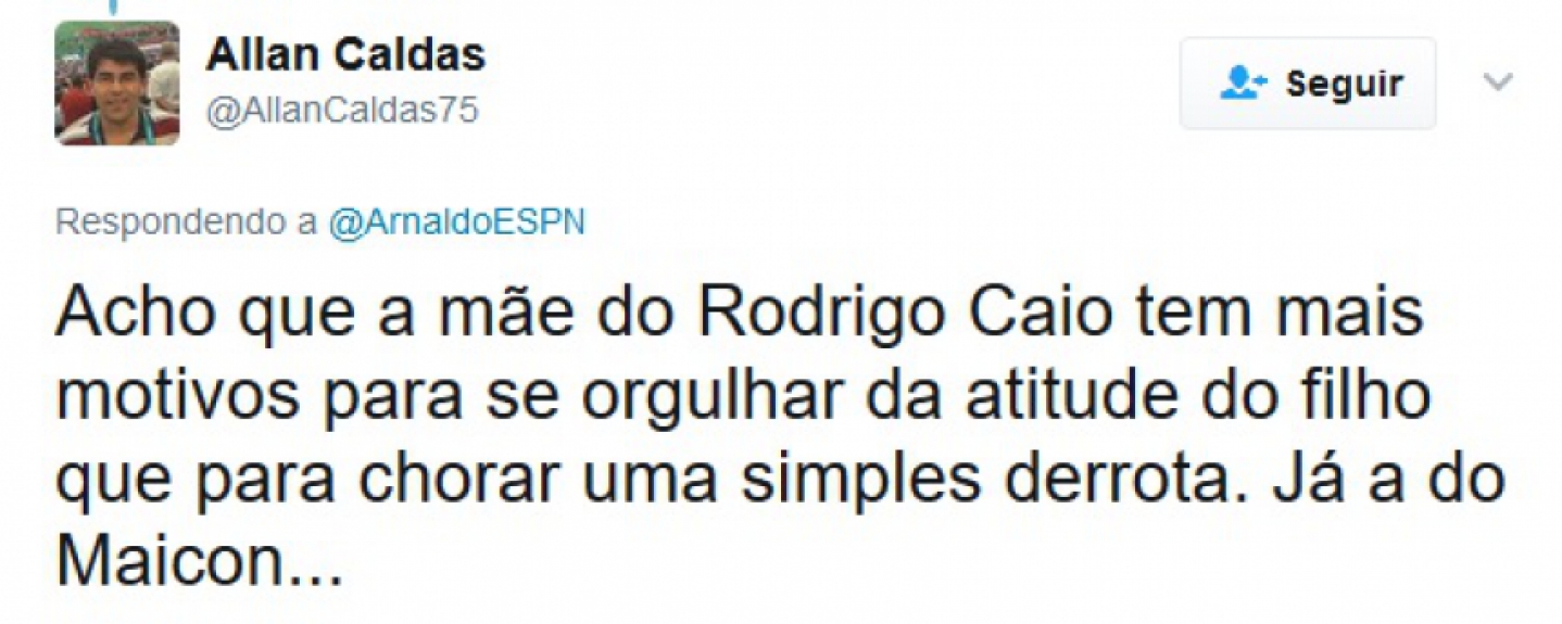 Maicon polemizou ao responder sobre atitude do seu companheiro de zaga. Declaração gerou críticas, elogios e piadas