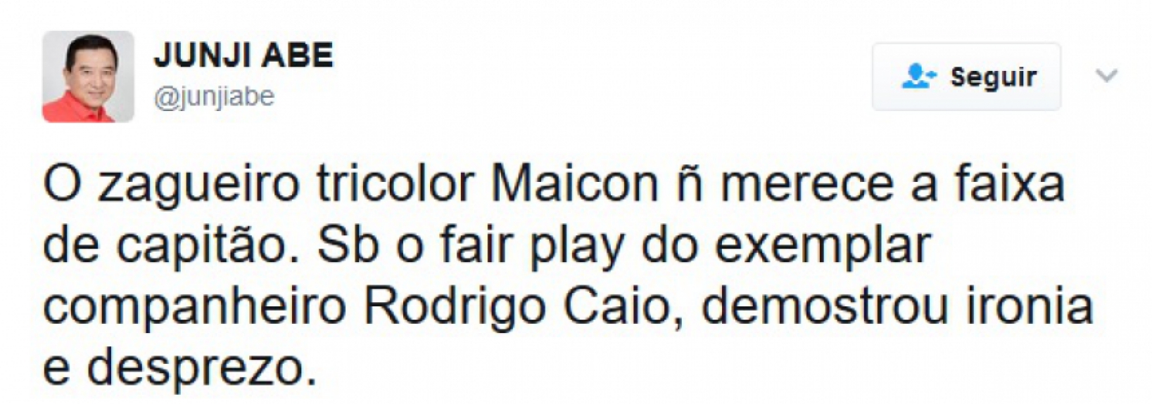Maicon polemizou ao responder sobre atitude do seu companheiro de zaga. Declaração gerou críticas, elogios e piadas