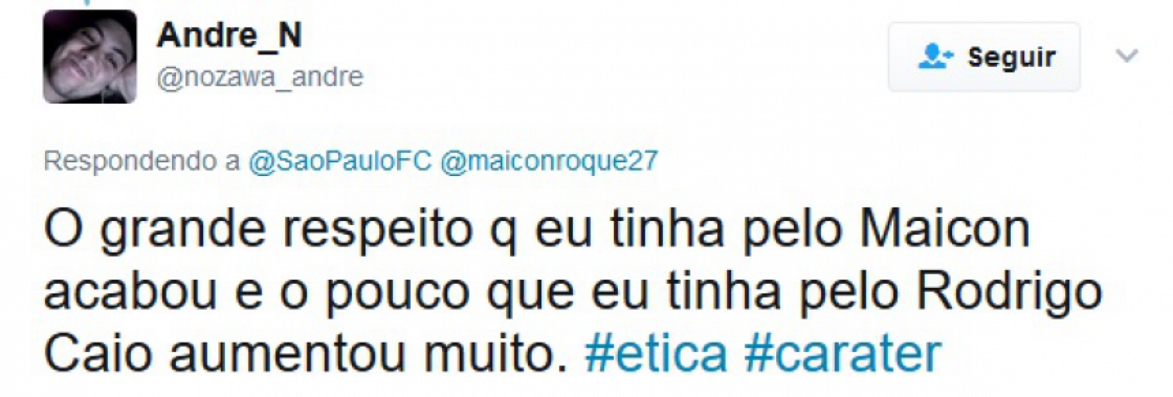 Maicon polemizou ao responder sobre atitude do seu companheiro de zaga. Declaração gerou críticas, elogios e piadas