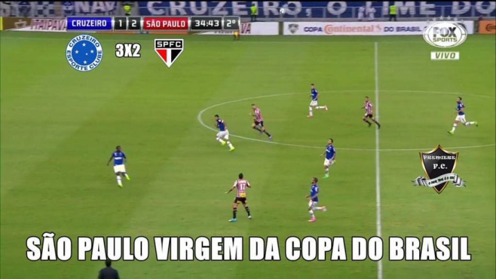 São Paulo sofreu com a zoeira após eliminação para o Cruzeiro na Copa do Brasil