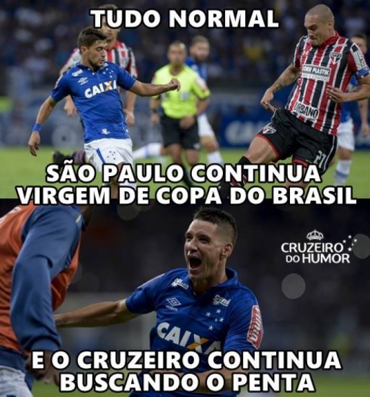 São Paulo sofreu com a zoeira após eliminação para o Cruzeiro na Copa do Brasil