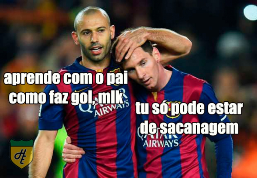 Memes brincam com primeiro gol de Mascherano a favor do Barça