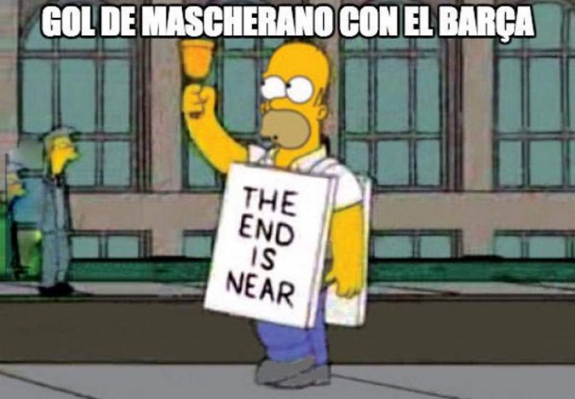 Memes brincam com primeiro gol de Mascherano a favor do Barça
