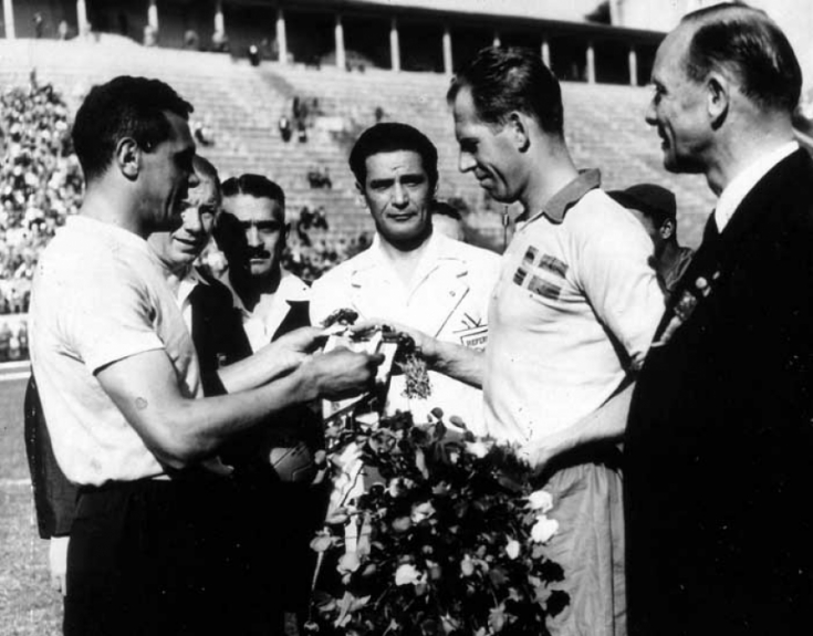 Pacaembu - Copa de 1950 (Suécia x Uruguai)