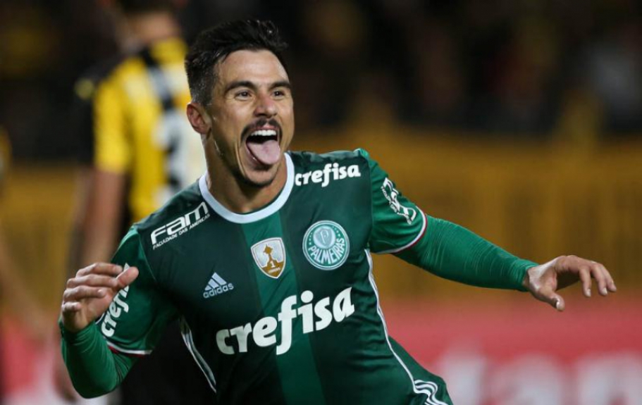 Peñarol 2x3 Palmeiras: Willian festeja gol