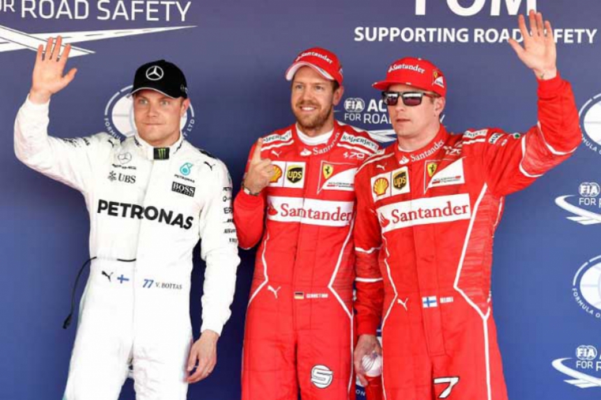 Treino Fórmula 1 - Vettel Pole