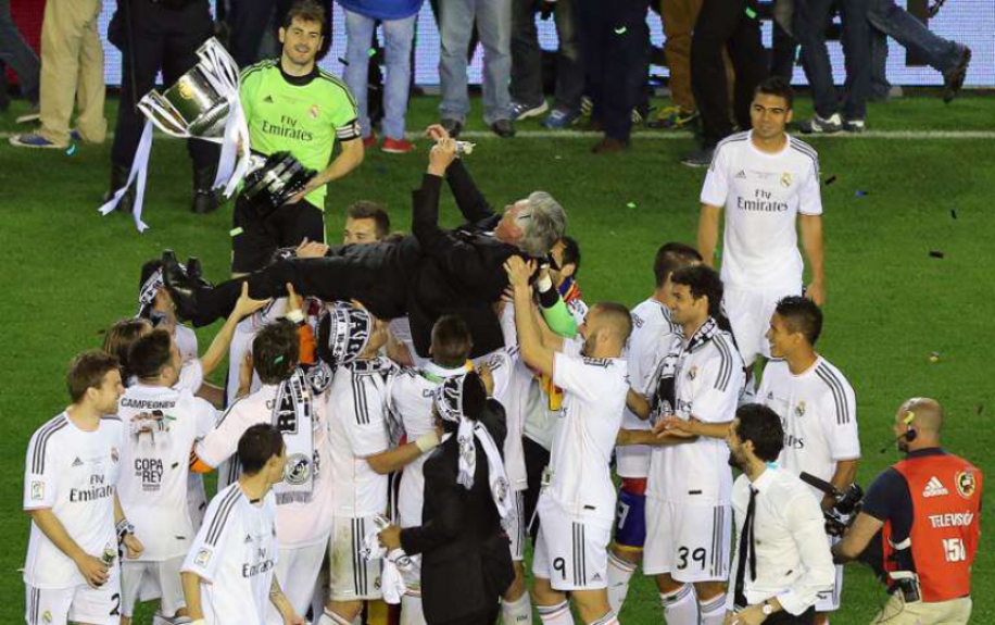 Ancelotti campeão pelo Real