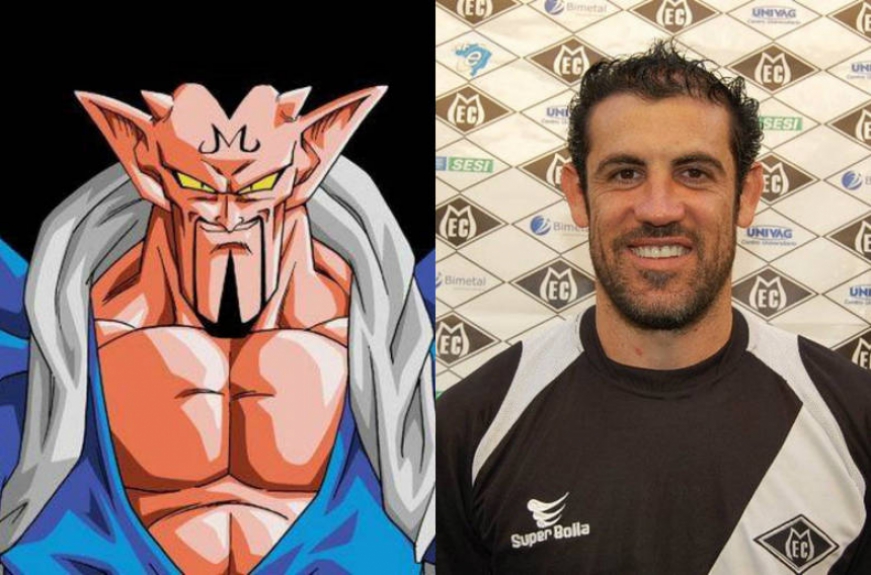 Finazzi e Dabura, personagem de 'Dragon Ball Z'