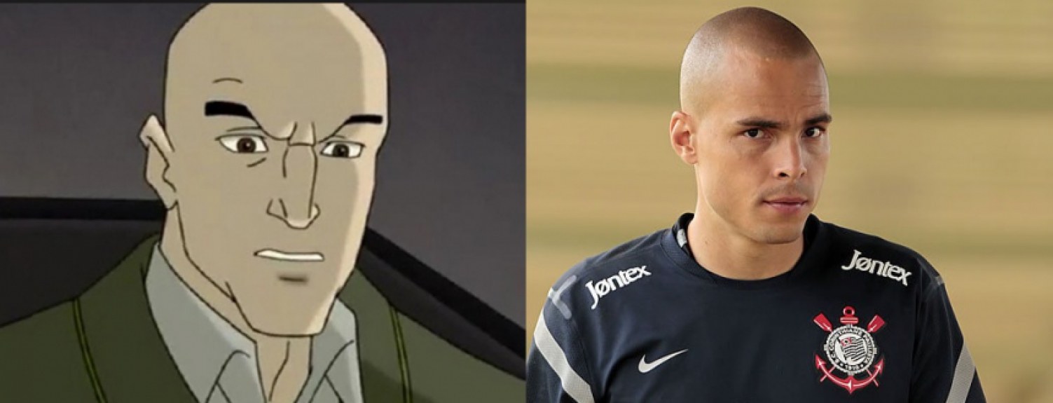Julio Cesar e Professor Xavier, personagem de 'X-Men'