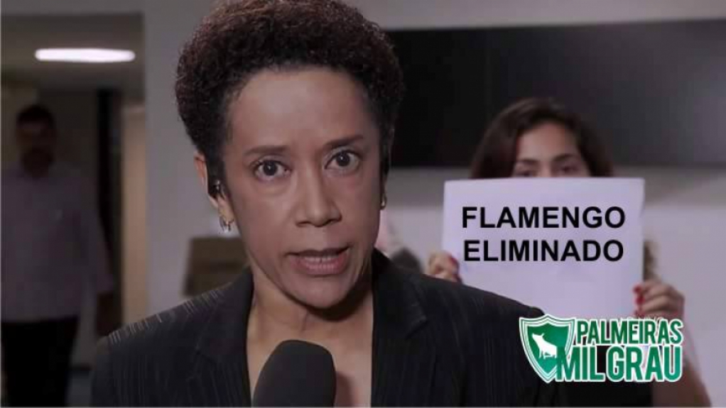 Torcedores do Palmeiras tiram sarro da eliminação do Flamengo na Libertadores