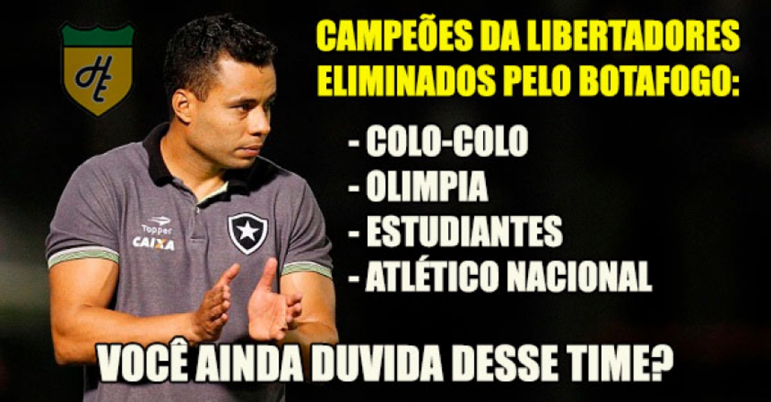 Os melhores memes da classificação do Botafogo na Libertadores