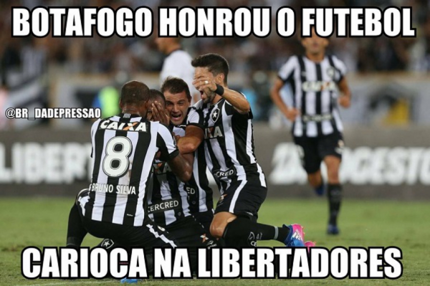 Os melhores memes da classificação do Botafogo na Libertadores