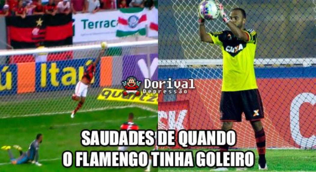 Rubro-negros mostraram insatisfação com falhas de Alex Muralha