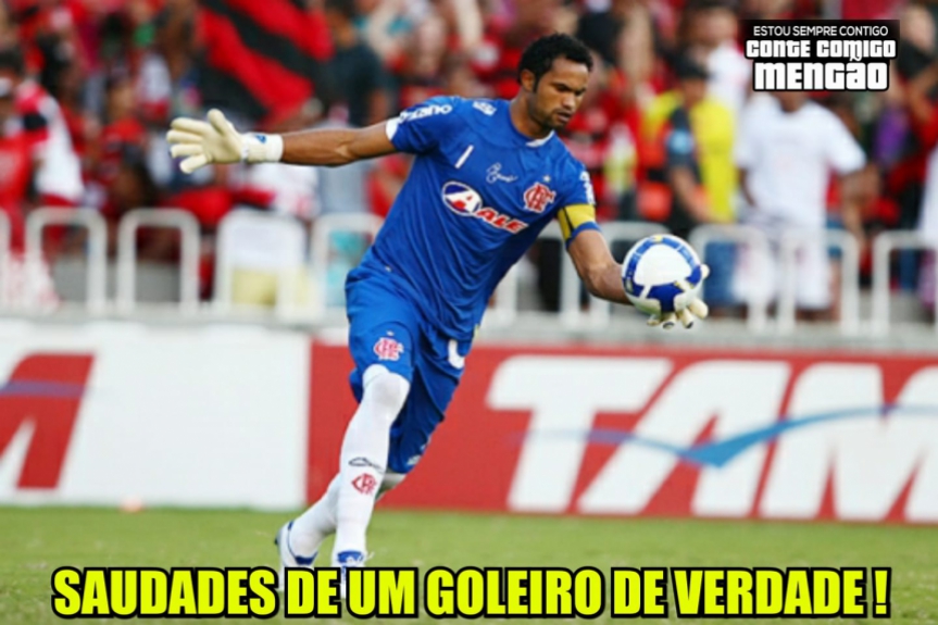 Rubro-negros mostraram insatisfação com falhas de Alex Muralha