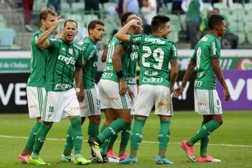 Palmeiras x Fluminense - Comemoração de Guerra