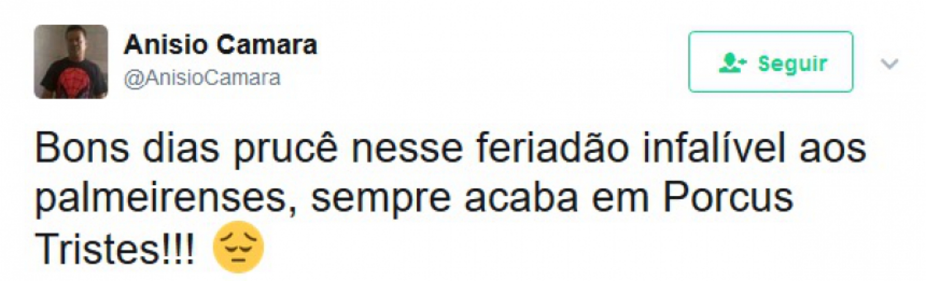 Feriado de 'Porcus Tristes': rivais provocaram o Palmeiras