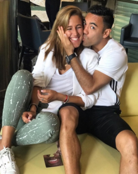 Andrea Sanshez, esposa de Marco Fabian, da Seleção do México