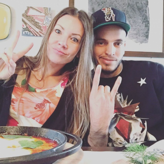 Rafaele Marinato, esposa de Guilherme Marinato, da Seleção da Rússia