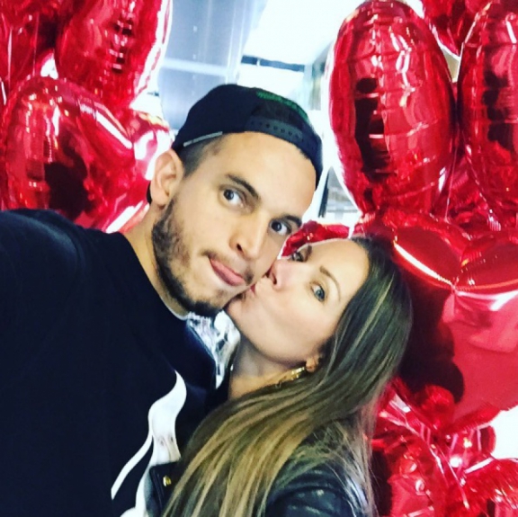 Rafaele Marinato, esposa de Guilherme Marinato, da Seleção da Rússia