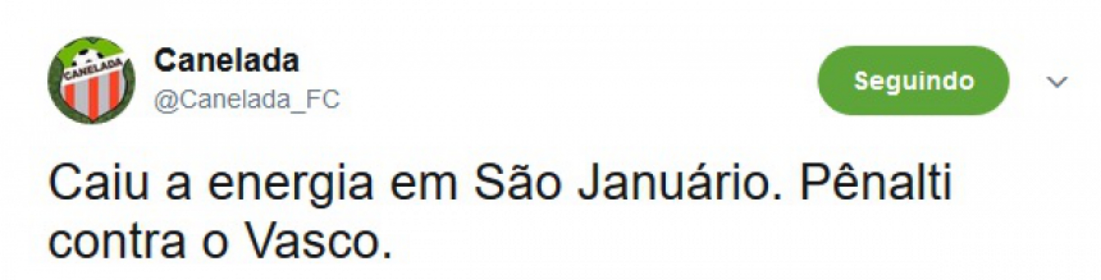 Falta de energia na partida entre Vasco e Avaí rendeu brincadeiras
