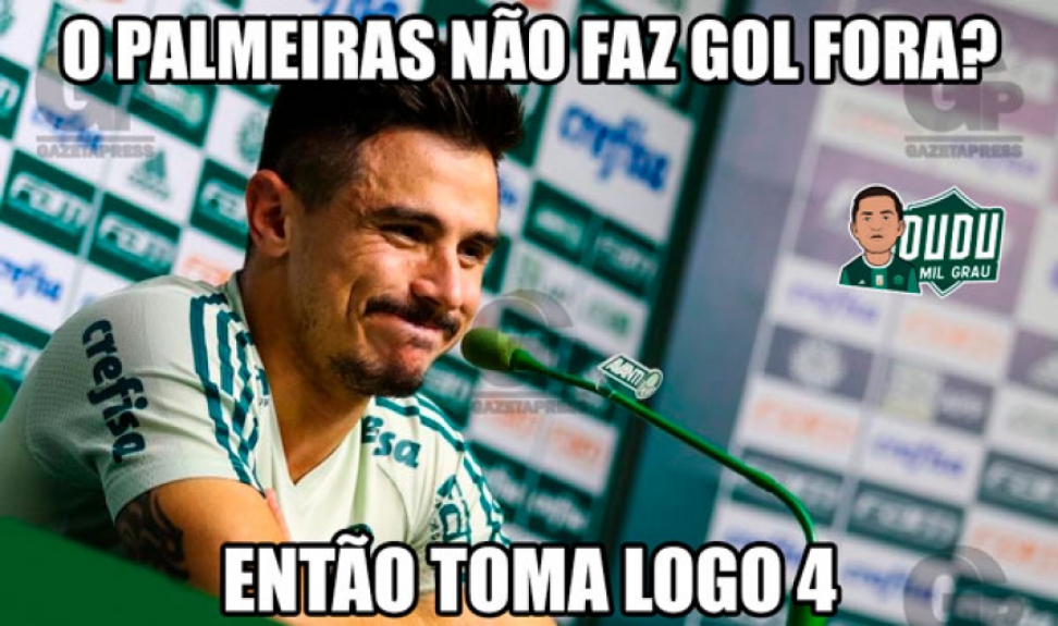 Goleada fora de casa empolgou os torcedores do Verdão