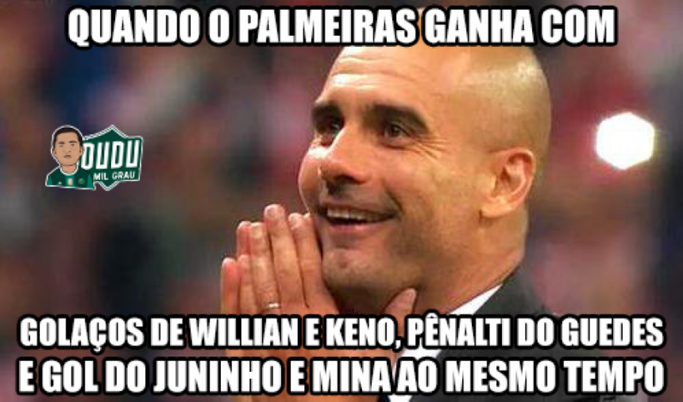 Goleada fora de casa empolgou os torcedores do Verdão