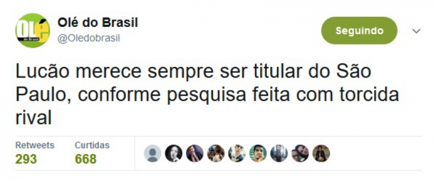 A internet não perdoou mais uma falha do zagueiro do São Paulo