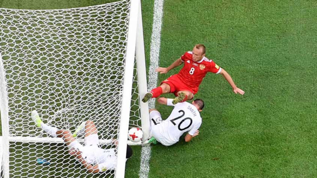 Mas não foi possível impedir o triunfo da Rússia por 2 a 0