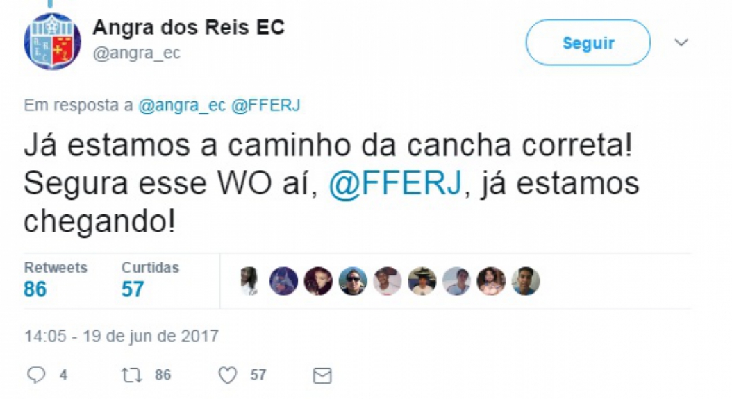 Um certo desespero começou a bater no Angra dos Reis...