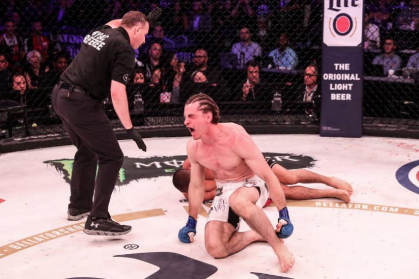 Zach Freeman finalizou Aaron Pico com uma guilhotina no primeiro round no Bellator 180