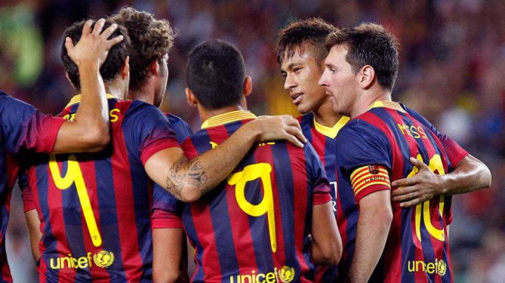 Barcelona 8x0 Santos - 2/8/2013